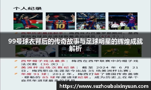 99号球衣背后的传奇故事与足球明星的辉煌成就解析